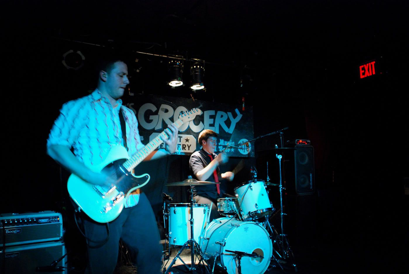 drums and guitar