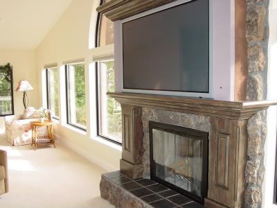 RC: Mounting a flat screen above Stacked Stone fireplace ? (Page 1 ...