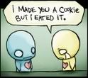 emo love cookie