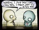 emo love kiss