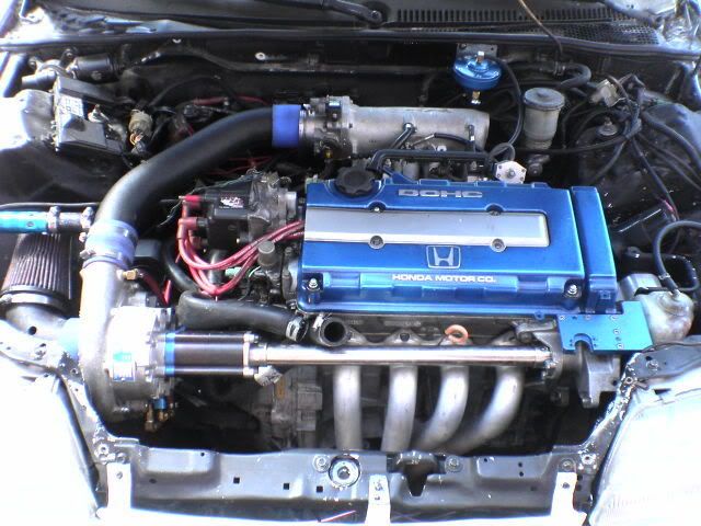 Honda b16 vortech supercharger #6