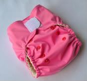 Pink One Size Pocket Diaper