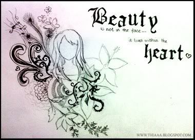 beauty is not in the face; it lives within the heart