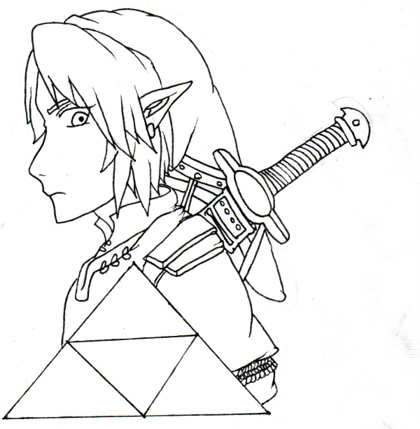 ZELDA PRINTABLE COLORING PAGES