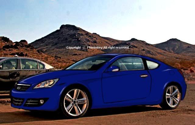 Next gen Hyundai Tiburon spy shots? RWD V8 + stick? (plus interior ...