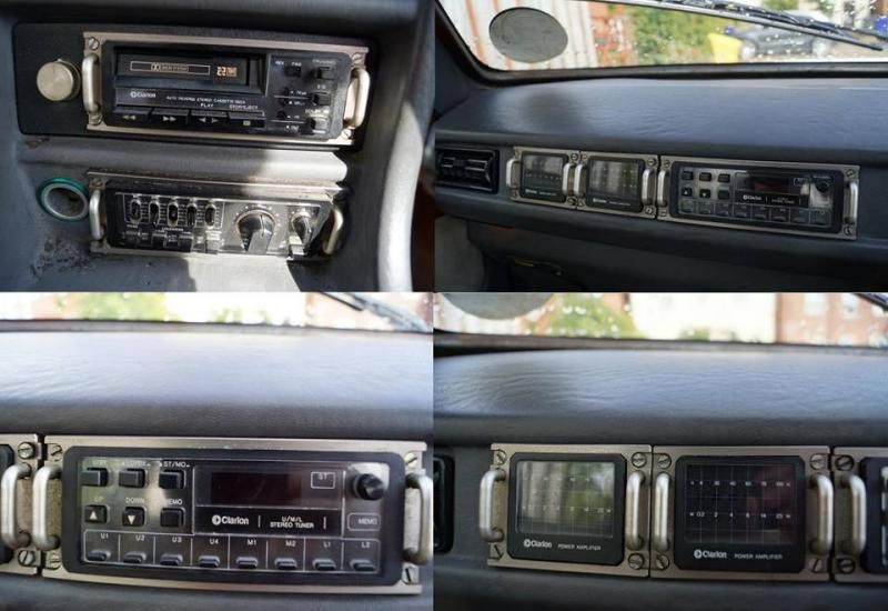 Magnificent 80's HiFi install.... wedge shape car attached. Retro Rides