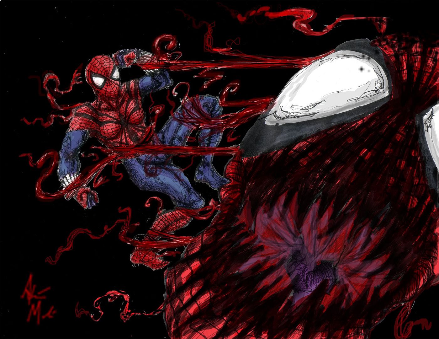 venom de marvel comic`s (y de yapa carnage y toxin) a tambi venom de marvel comic`s (y de yapa carnage y toxin) a tambi