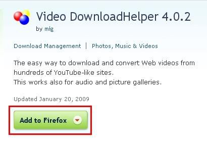 Video DownloadHelper 1