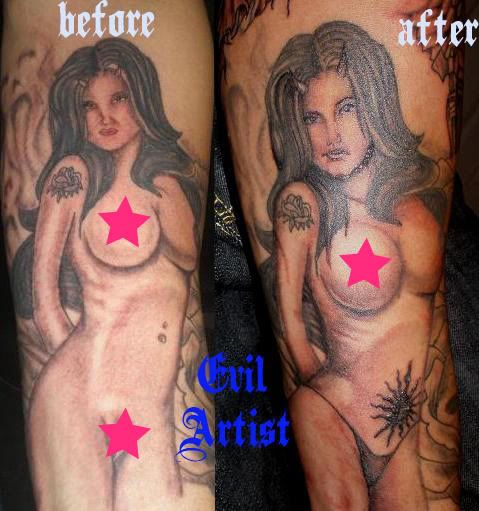WOULDNT CALL THIS A COVER UP UPGRADE BETTER TERM