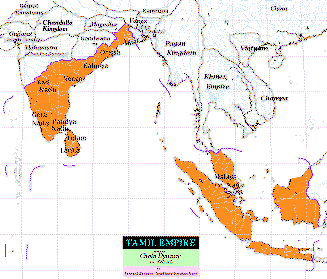 Chola Dynasty Map