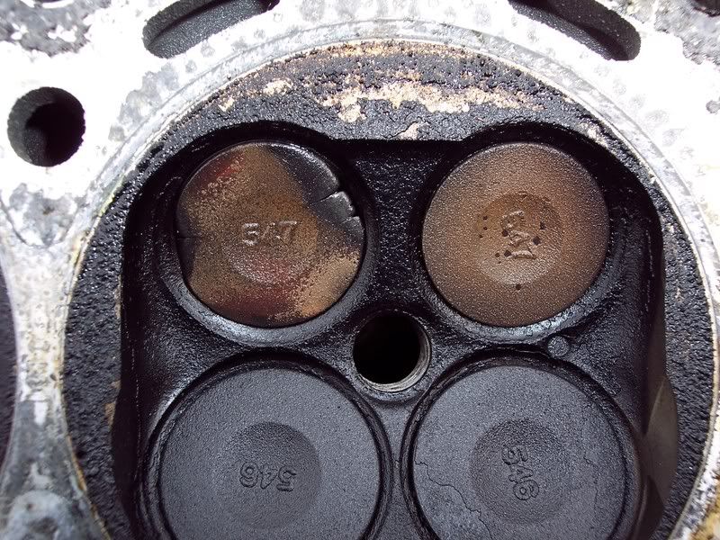 This is what a badly burnt valve looks like PNW Riders The