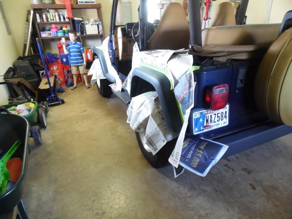 How to make my faded fender flares black again? Page 2 Jeep