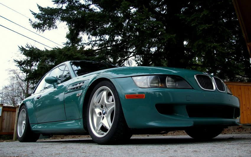 2000 BMW z3 M Coupe rare Evergreen KW coilovers low miles Seattle 