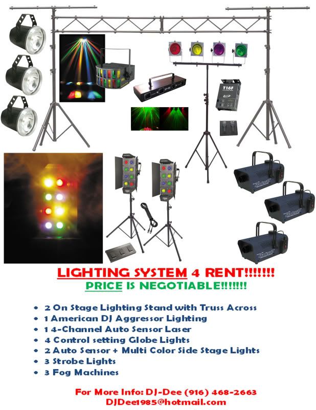 Lighting System 4 Rent
