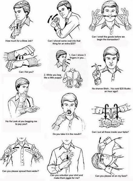 I miss u differ ! Funny Sign Language Pictures, Images and Photos
