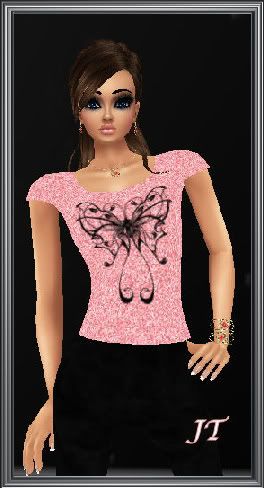 pink butterfly shirt 1