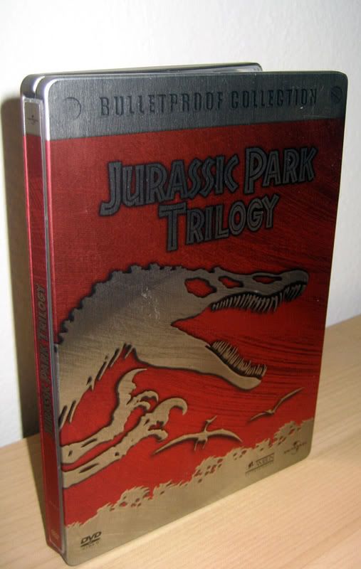 Jurassic Park Trilogy Bulletproof Collection Steelbook Awesomeville 