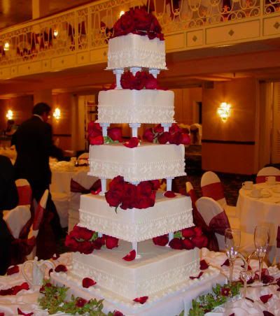 I really want a 4 teir Square Wedding cake