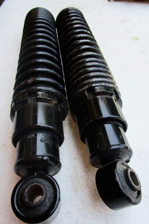 NOS GIRLING MOTORCYCLE SHOCK ABSORBER SET GREEVES CHALLENGER MOTOCROSS