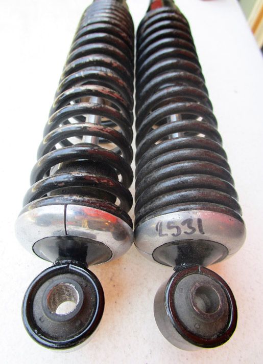 NOS GIRLING MOTORCYCLE SHOCK ABSORBER SET GREEVES CHALLENGER MOTOCROSS