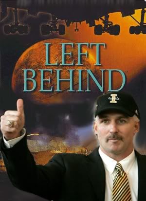 Coach Akey and the Vandals in "Left Behind"