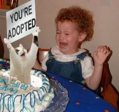 Happy Birthday Your Adopted. Yes, a happy birthday to you!