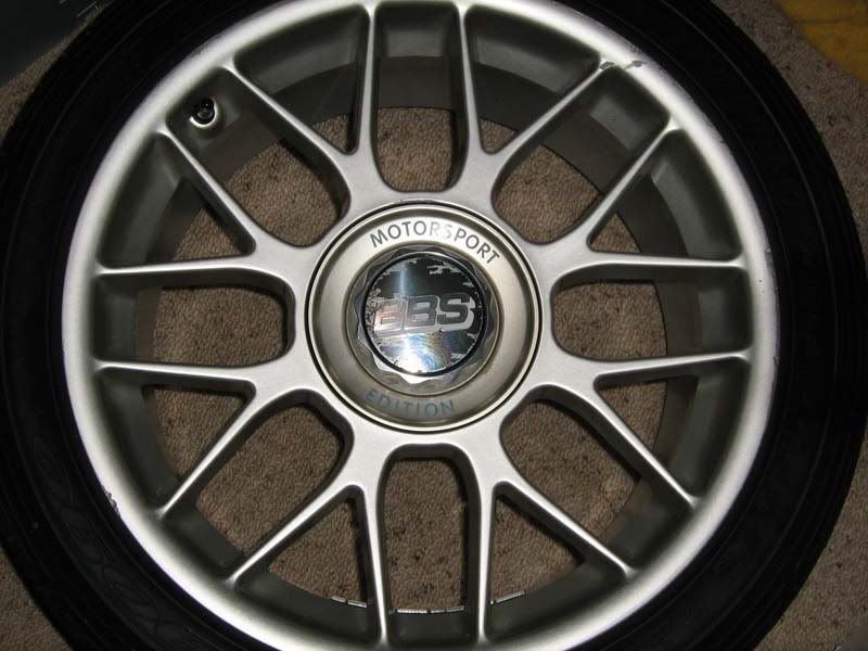 These are the wheels 17x8 BBS RC seen better days They are a champagne 