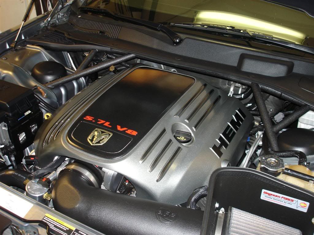 Razor's Edge Shock Tower Brace installed Charger Forums