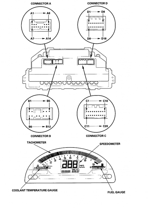 Honda s2000 cluster diagram #4
