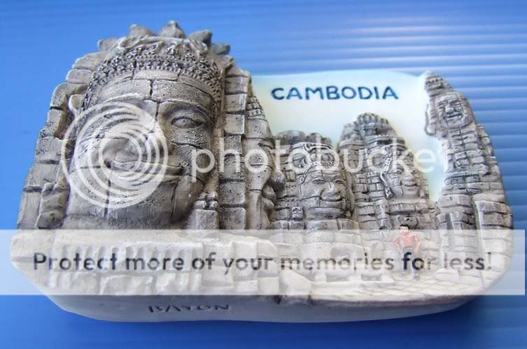 New Angkor Wat Thom Bayon,Khmer Cambodia 3D Fridge Magnet  