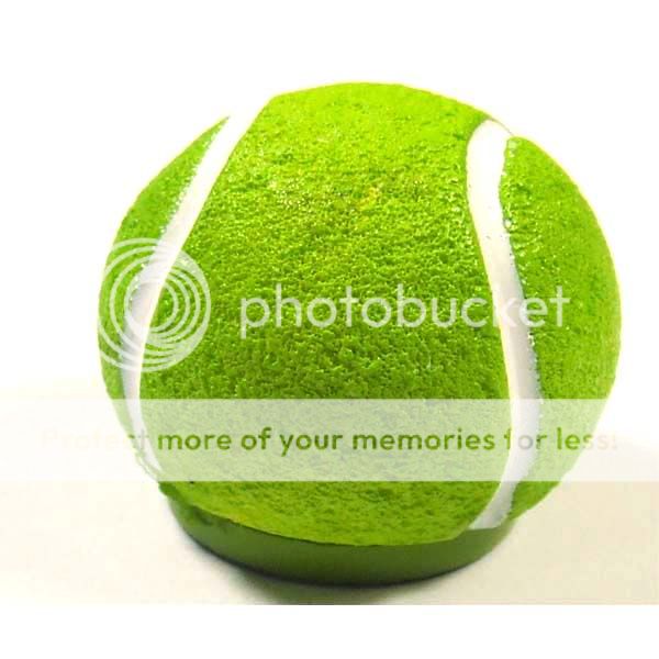 Fan Tennis Model Resin Sport Collection Magnet  