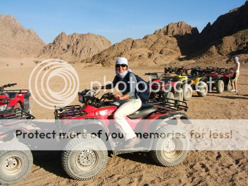 Moto quad nel deserto del Sinai